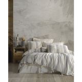 Zebra Casa Bari %100 Pamuk Çift Kişilik Nevresim Takımı - Açık Gri - 220 x 240 cm