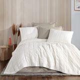 Zebra Casa Elisa Çift Kişilik Yatak Örtüsü Seti / Bej - 240 x 260 cm