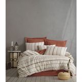 Zebra Casa Moena Çift Kişilik Pamuklu Nevresim Takımı - Kiremit - 220 x 240 cm