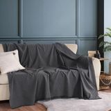 Zebra Casa Noble 170X200CM Koltuk Örtüsü - Füme - 170 x 200 cm