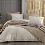 Zebra Casa Olive Tek Kişilik Yatak Örtüsü Takımı - 180 x 240 cm - Kahve