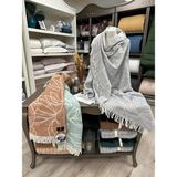 Zebra Casa Ponza 200X220CM Çift Kişilik Gri Battaniye - 200 x 220 cm