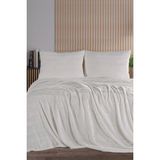 Zebra Casa Zebracasa Cozy Tek Kişilik Battaniye Takımı - 180 x 220 cm - Bej