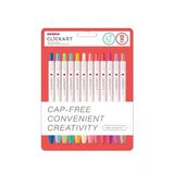 Zebra Clickart Market Pen 0.6Mm 12'Li Tükenmez Kalem Seti Light Colours 12Czpl