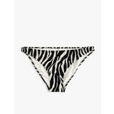 Zebra Desenli Bikini Altı