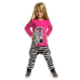 Zebra Fashion Kız Çocuk T-shirt Pantolon Takım