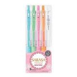 Zebra JJ15-5C-MK Sarasa Klipsli Sütlü Çeşitli Jel Kalem