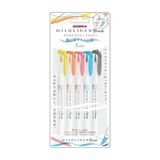 Zebra Mildliner Brush Pen Cift Uclu Fosforlu Kalem N-5C-N