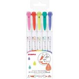 Zebra Mildliner Keçeli Kalem Seti 5'li Renkli Uçlar ile Yumuşak Yazım Deneyimi