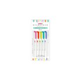 Zebra Mildliner Refresh Assorted Işaretleme Kalem Seti Yeni Renkler 5'li