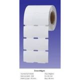 Zebra Orjinal Argox 80*38 Yatay Raf Etiketi Ortadan Çentikli 1 Rulo 500 Sarım