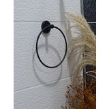 Zebra Oval Havluluk Yapışkanlı Siyah