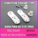 Zebra Perde Alt Çıta Plastiği-Zebra Perde Alt Çıta Tıpası-Plastik
