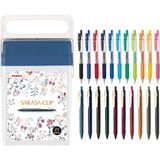 Zebra Sarasa Clip Jel Mürekkepli Roller Kalem Seti 0.5 Mm. 25 Color Box Set