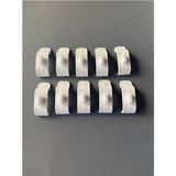 Zebra Stor Perde 10 'lu Plastik Korniş Montaj Aparatı - Beyaz - 120 x 200