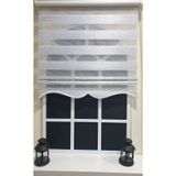 Zebra Stor Perde Siyah Çizgli Etek Dilimli STB851 V 01