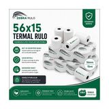 Zebra Termal Pos Rulosu 56X15 5 Paket 50 Rulo
