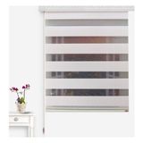 Zebraevim 170 x 200 cm Ekru Trend Pliseli Etek Dilimli Zebra Perde