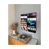 Zecir Vinil Plak Duvar Askısı - 3'lü LP Plak Tutucu | Dekoratif Duvar Plak Standı