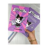 ZeCo Collection Kuromi ve Sanrio Karakterleri Sticker Albümü Seti 32 Sayfa Defter Sticker