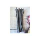 Zedhobi 10 Adet Z44 Gri Şönil 30 cm Tüylü Peluş Tel Çiçek Yapımına Okul Öncesi Anaokuluna Uygun