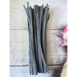 Zedhobi 25 Adet Z44 Gri Şönil 30 cm Tüylü Peluş Tel Çiçek Yapımına Okul Öncesi Anaokuluna Uygun