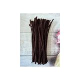 Zedhobi 25 Adet Z45 Acı Kahve Şönil 30 cm Tüylü Peluş Tel Çiçek Yapımına Okul Öncesi Anaokuluna Uygun