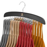 ZEDODIER Tank Top Askıları, Dolap için Sütyen Düzenleyici, 24 Saklama Kapasitesi, Kaymaz Asma Kravat Tutacağı, Kombinezonlar için Dolap Düzenleyici ve Depolama Tank Üstleri Sütyen Kravatlar Mayolar