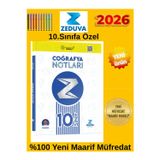 Zeduva 2026 10.Sınıf Coğrafyanın Notları Konu Anlatımlı %100 Yeni Ders Kitabı+Tablet Kalemi