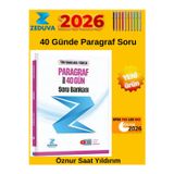 Zeduva Yayınları 2026 Ösym Tüm Sınavlar Paragraf Rütüel 40 Gün Soru Bankası+Tablet Kalemi