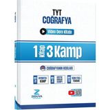 Zeduva Yayınları TYT Coğrafya 1 Kitap 3 Kamp Video Ders Kitabı Üniversite Hazırlık Sınav Bilgisi