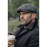 Zee Ingiliz Tarzı Beckham Model 8 Parça Peaky Blinders Gri Renk Kasket Şapka