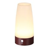 ZEEFO Retro LED Gece Lambası PIR Hareket Sensörü Işığı, Aktif Adım Aydınlatma Lambaları, İç Mekan/Dış Mekan Pille Çalışan Işığa Duyarlı Taşınabilir Hareketli Masa Lambası Çocuk Odası, Koridor