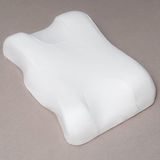Zeelux Güzellik Yastığı, 2'si 1 Arada Yaşlanma Karşıtı ve Kırışıklık Karşıtı, Ortopedik ve Ergonomik Hafızalı Köpük. Boyun ve Omuz Ağrısı Yastığı. Yan ve Sırt Üstü Yatış Yastığı (Pamuk, 1) - 38 x 60 cm - Beyaz