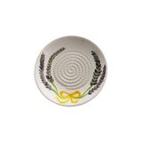 Zeem Handmade Ceramic El Yapımı Lavanta Desenli Sarımsak Ve Zencefil Rendesi Tabak 13 cm Seramik Bebek Maması Rendesi Tabağı Lavanta Desenli Sarımsak Ezici Zencefil Biber Limon Rendesi