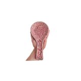 Zeem Handmade Ceramic El Yapımı Seramik Açık Kırmızı Kaşık Tutucu, Çiçek Desenli Kaşıklık Kepçelik Spatulalık Dekoratif Mutfak Tezgahüstü Kaşık Altlığı, Ev Hediyesi