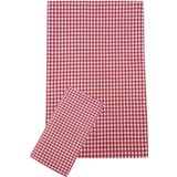 Zefir Desen Sofra Bezi Masa Örtüsü 170 x 170 Cm Kırmızı