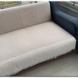 Zegpar Buldan Koltuk Örtüsü Koltuk Şali 170 x 220 cm - 170 x 220 cm - Açık Bej