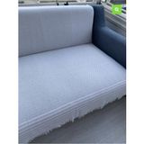 Zegpar Buldan Koltuk Örtüsü Koltuk Şali 170 x 220 cm - 170 x 220 cm - Açık Gri