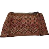Zehra Abla Halı Antika El Dokuma Battal Büyük Boy Kağızman Nadir Beşik Yün Kilim 5270 Renkli-90 x 120