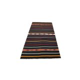 Zehra Abla Halı El Dokuma Balıkesir Benzersiz Otantik Şal Perde Yün Kilim 5455 Renkli-140 x 280