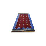Zehra Abla Halı El Dokuma Benzersiz Bodrum Muğla Yörük Yün Kilim 6260 Çok Renkli-150 x 320