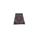 Zehra Abla Halı El Dokuma Benzersiz Karapınar Yörük Pamuklu Kilim 5400 Renkli-90 x 150