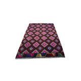 Zehra Abla Halı El Dokuma Benzersiz Tarz Balıkesir Karakeçili Yörük Yün Kilim 5486 Renkli-180 x 300