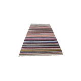 Zehra Abla Halı El Dokuma Capcanlı Görkemli Bukleli Pamuklu Kilim 6290 Çok Renkli-175 x 350