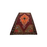 Zehra Abla Halı El Dokuma Devasa Dikişsiz Tek Parça Bayburt Yörük Yün Kilim 6250 Çok Renkli-175 x 350