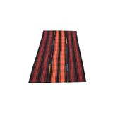 Zehra Abla Halı El Dokuma Ender Ekoseli Sofra Perde Şal Yün Kilim 5376 Renkli-120 x 200