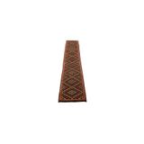 Zehra Abla Halı El Dokuma Ender Geometrik Yörük Cecim Yolluk Yün Kilim 6328 Çok Renkli-60 x 350