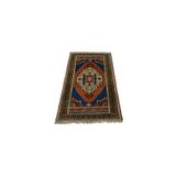 Zehra Abla Halı El Dokuma Kirman Nadide Çeyizlik Aksaray Taşpınar Yün Halı 5305 Renkli-100 x 180