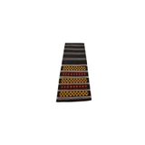 Zehra Abla Halı El Dokuma Nadir Otantik Kağızman Yün Yolluk Kilim 6305 Çok Renkli-70 x 230